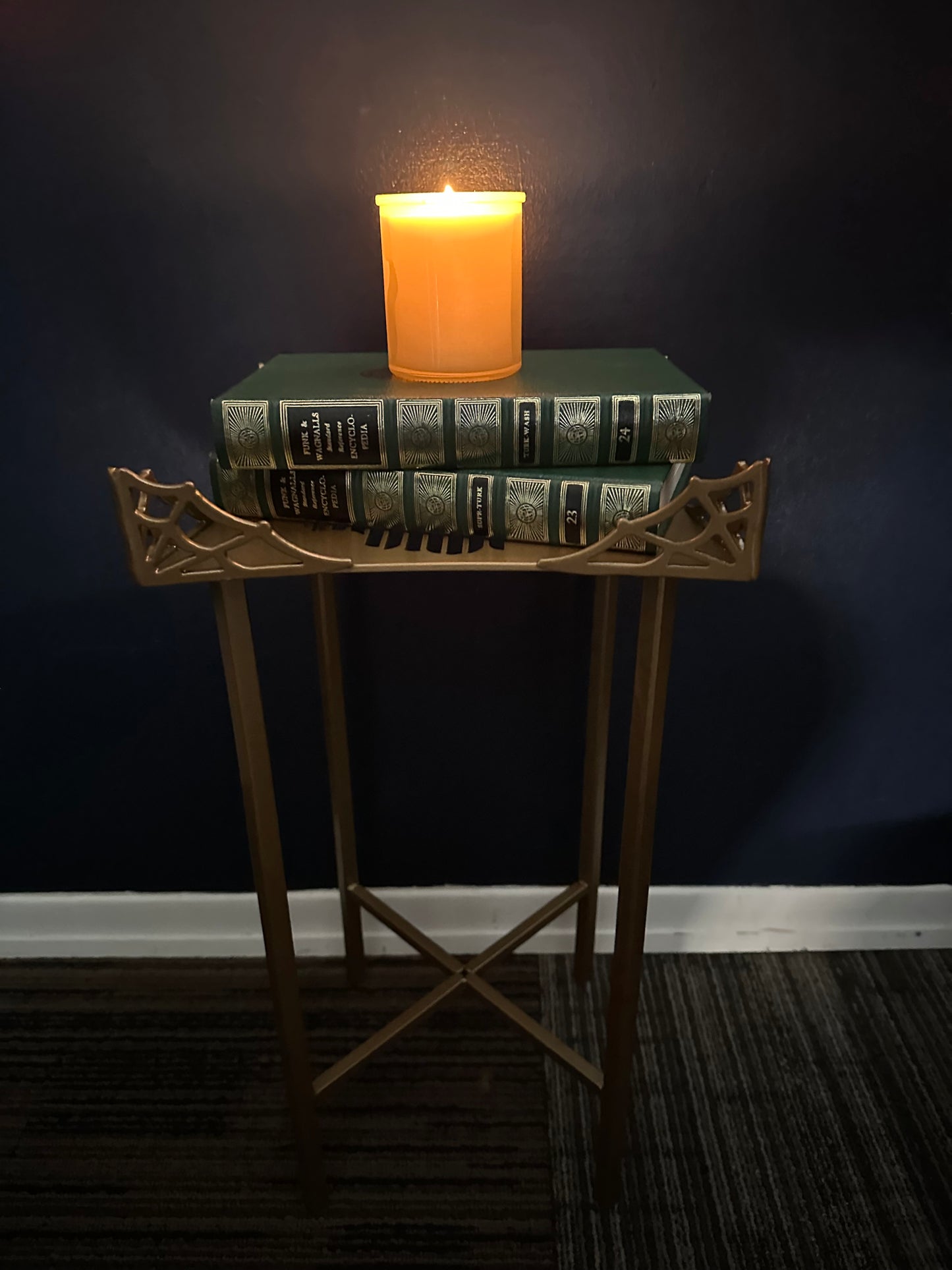 Golden Exile Plant Stand